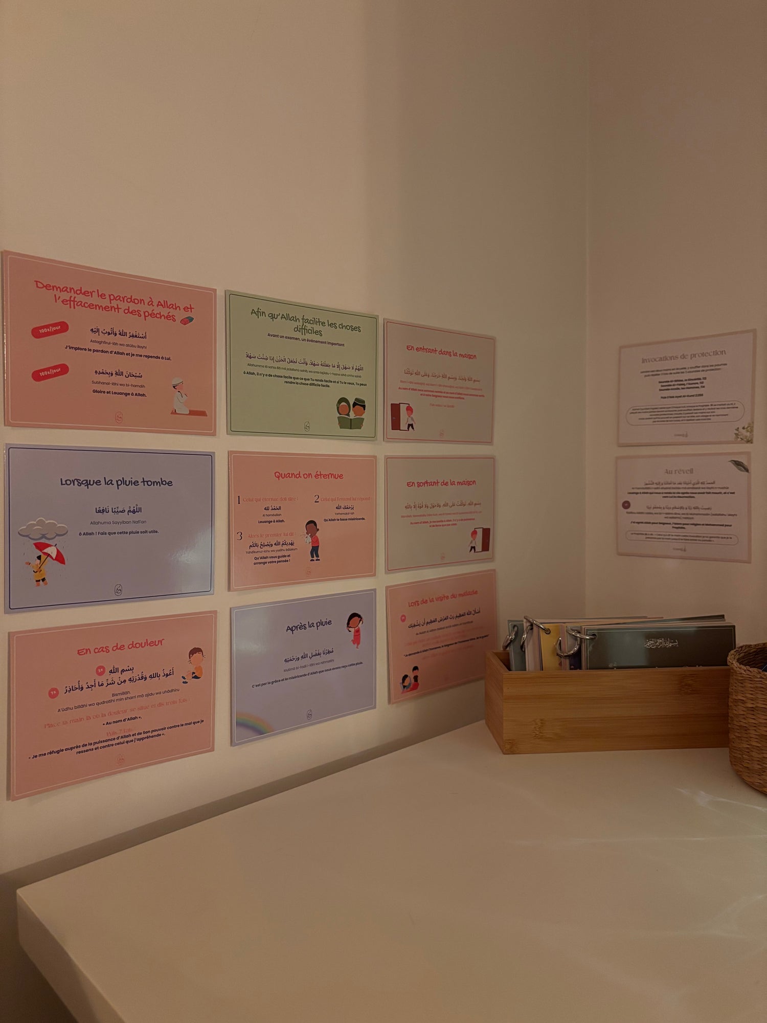 Les affiches d'invocations