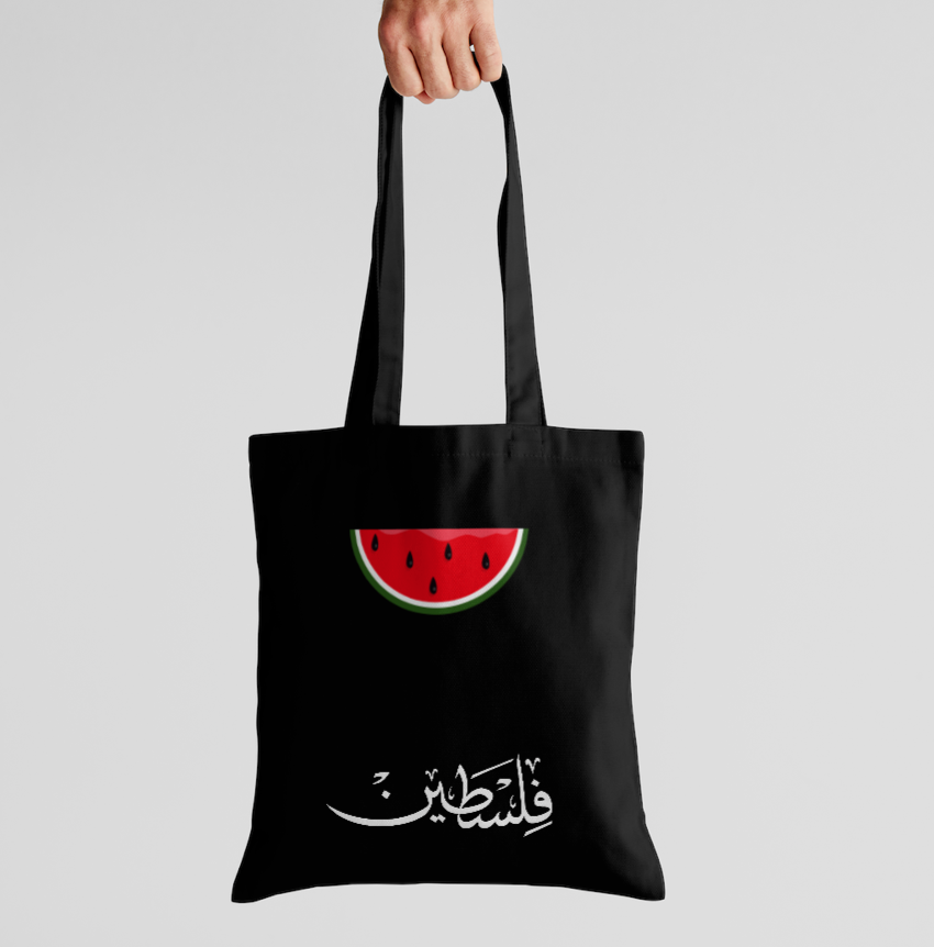 Tote bag Pastèque 🍉 (noir)